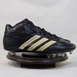 Adidas Predator‎ Powerserve Soccer Shoes Mens 10 Black Gold Cleats 2006 Model 44